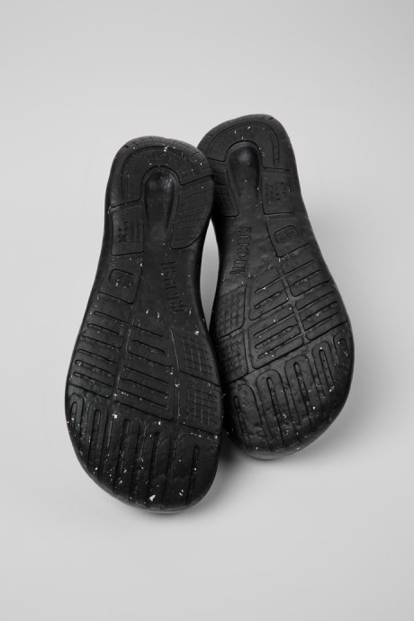 Peu Stadium Black Leather Sneakers For Men Exclusive Camper