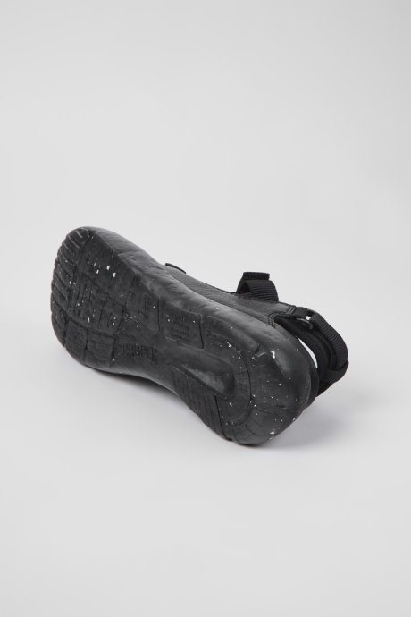 Camper Design Peu Stadium Black Semi-Open Sneakers For Men