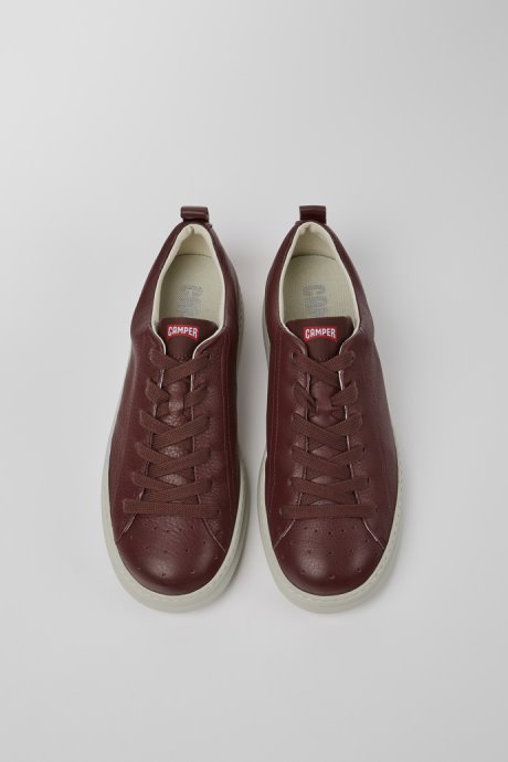 Exclusive Camper Runner Burgundy Leather Sneakers
