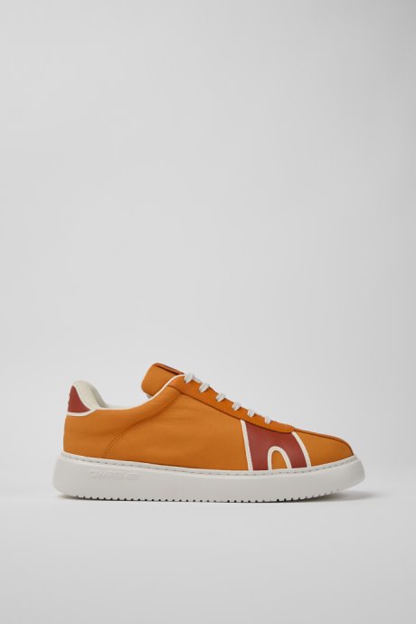 Camper Design Runner K21 Orange Red And White Sneakers For Men