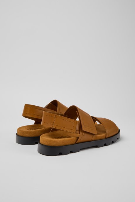 Brutus Sandal Brown Leather Sandals For Men Exclusive Camper