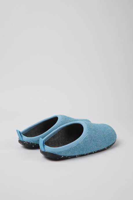 Wabi Blue Wool And Viscose Slippers For Men Camper New Arrivals