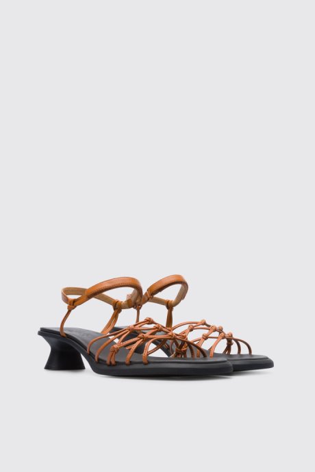 Dina Brown Sandal For Women Exclusive Camper