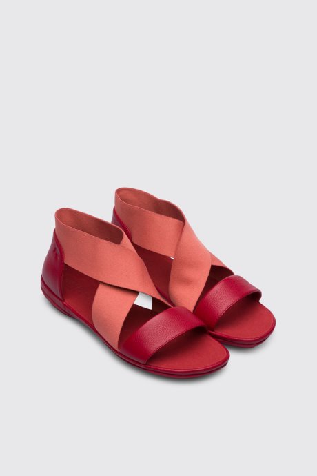 Camper Right Red Sandal For Women New Arrivals