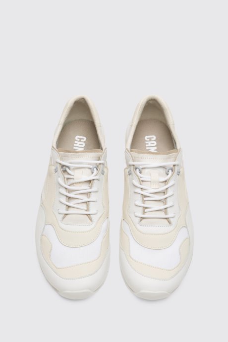 Design Nothing Women's White Sneaker Camper