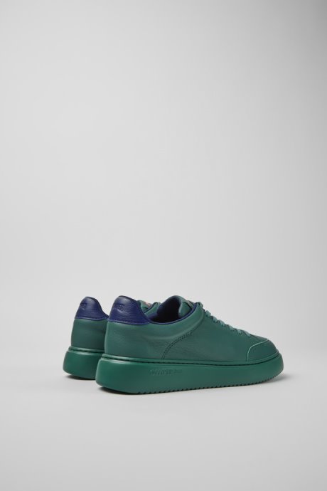 Design Runner K21 Green Leather Sneakers For Women Camper