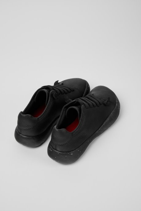 Exclusive Camper Peu Stadium Black Leather Sneakers For Women
