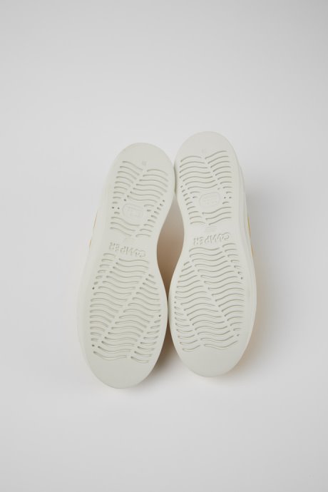 Exclusive Camper Runner Up Yellow Leather Sneakers For Women