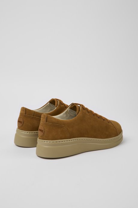 Camper Design Runner Up Brown Nubuck Sneakers For Women
