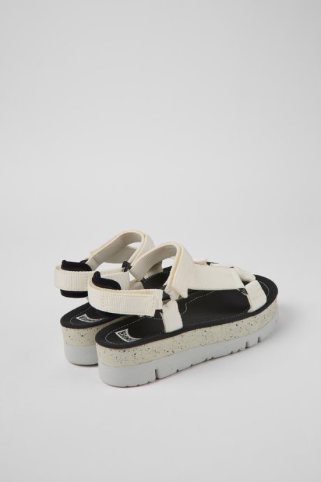 Oruga Up White Sandal For Women Exclusive Camper