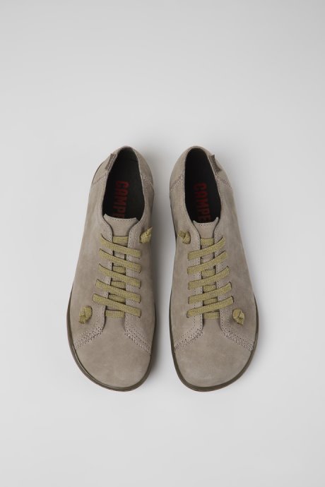 Camper Design Peu Grey Casual Shoes For Women