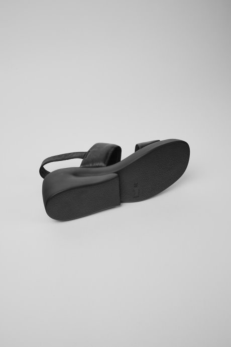 Exclusive Camper Kaah Black Leather Sandals For Women
