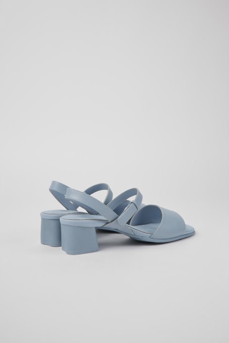 Camper Katie Blue Leather Sandals For Women New Arrivals