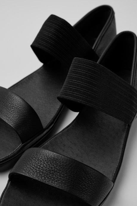 Design Right Black Sandals For Women Camper