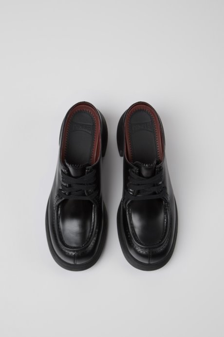 Exclusive Camper Thelma Black Leather Mules For Women