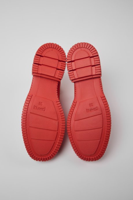 Pix Red Recycled Cotton Shoes For Women Camper New Arrivals