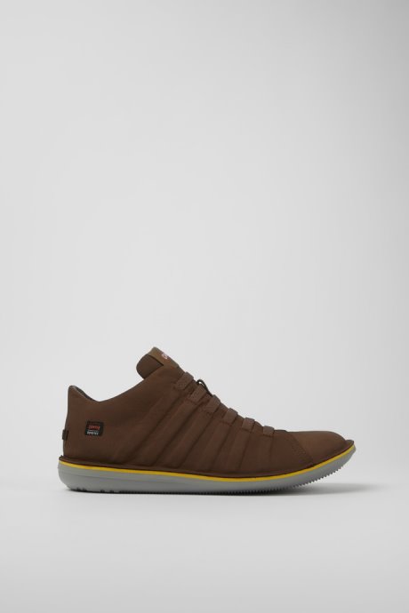 Beetle Gore-Tex Brown Nubuck Ankle Boots For Men Exclusive Camper