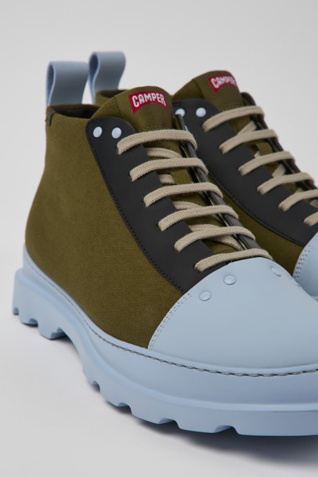 Camper Design Brutus Green Blue And Black Shoes For Men