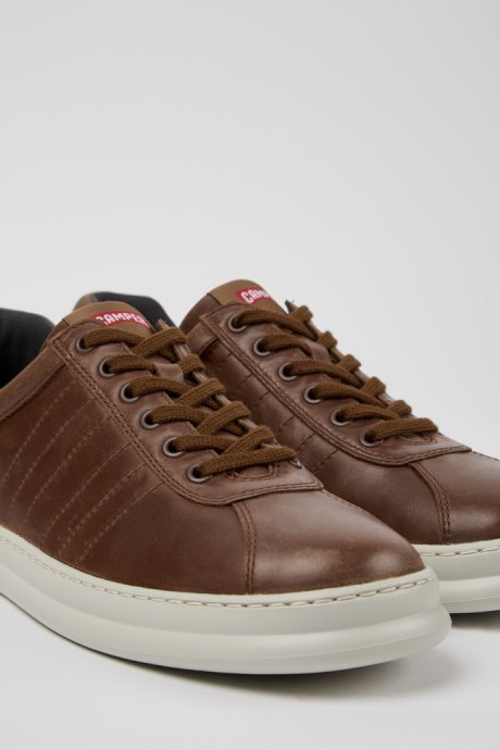 Design Runner Brown Sneakers For Men Camper