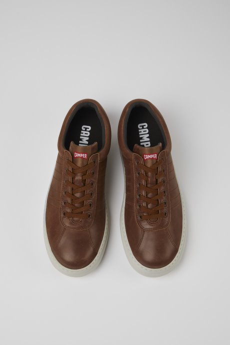 Design Runner Brown Sneakers For Men Camper
