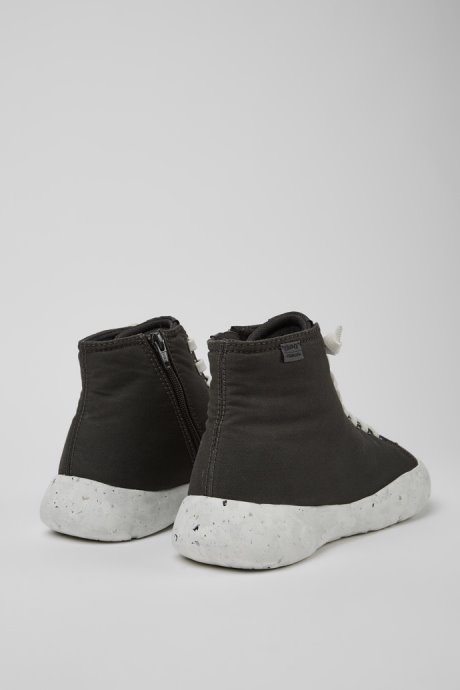 Design Peu Stadium Gray Ankle Boots For Men Camper