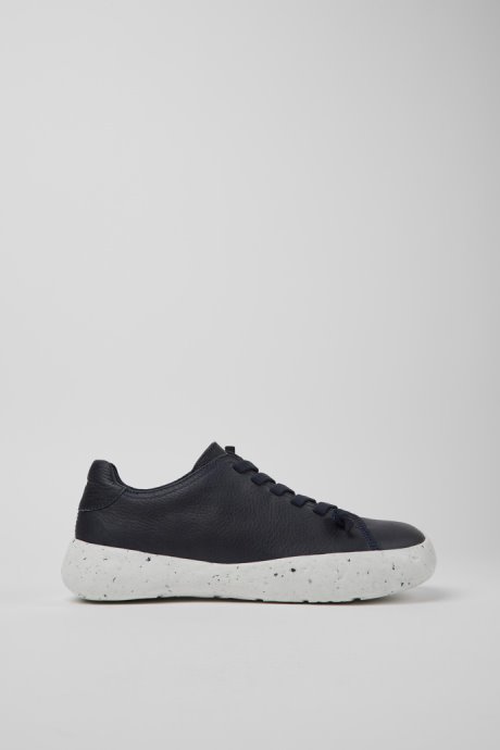 Camper Design Peu Stadium Blue Leather Sneakers For Men