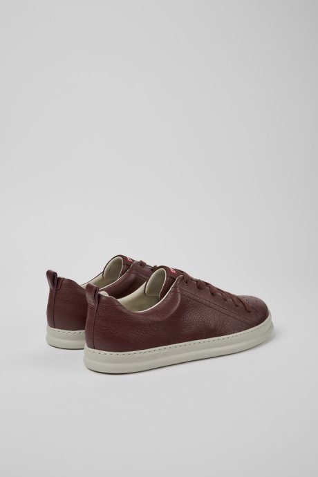 Camper Design Runner Burgundy Leather Sneakers