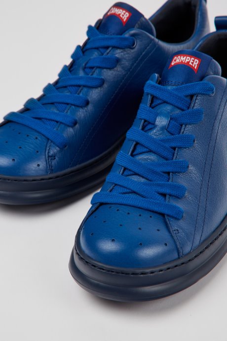 Exclusive Camper Runner Blue Leather Sneakers For Men