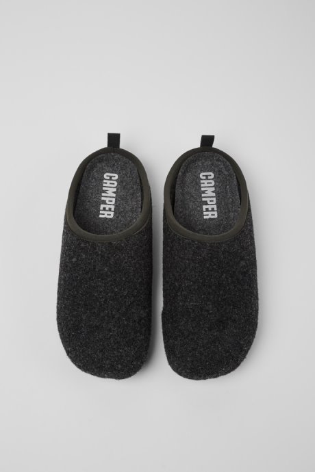 Design Wabi Grey Slippers For Men Camper