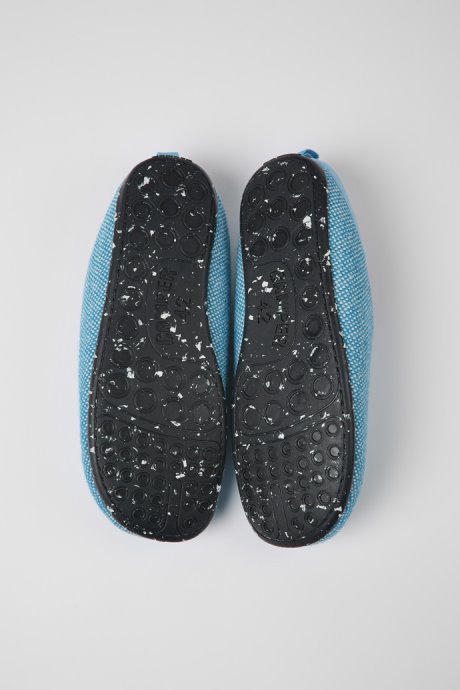 Exclusive Camper Wabi Blue Wool And Viscose Slippers For Men